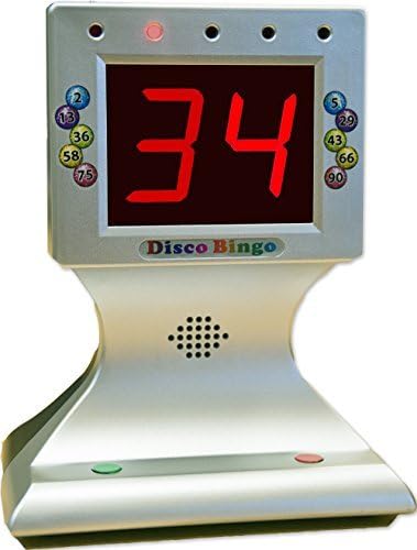Disco Bingo Electronic Bingo Machine Music &amp; Lights 1-75 &amp; 1-90 by Disco Bingo