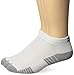 Under Armour Adult Heatgear Tech Low Cut Socks, 3-Pairs, White, X-Large