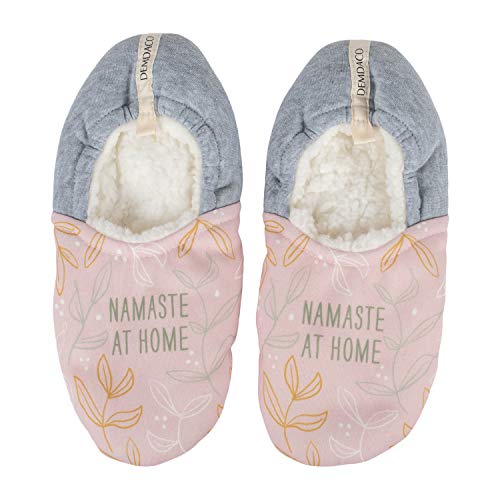 DEMDACO Namaste At Home Pink Plush Soft Fleece