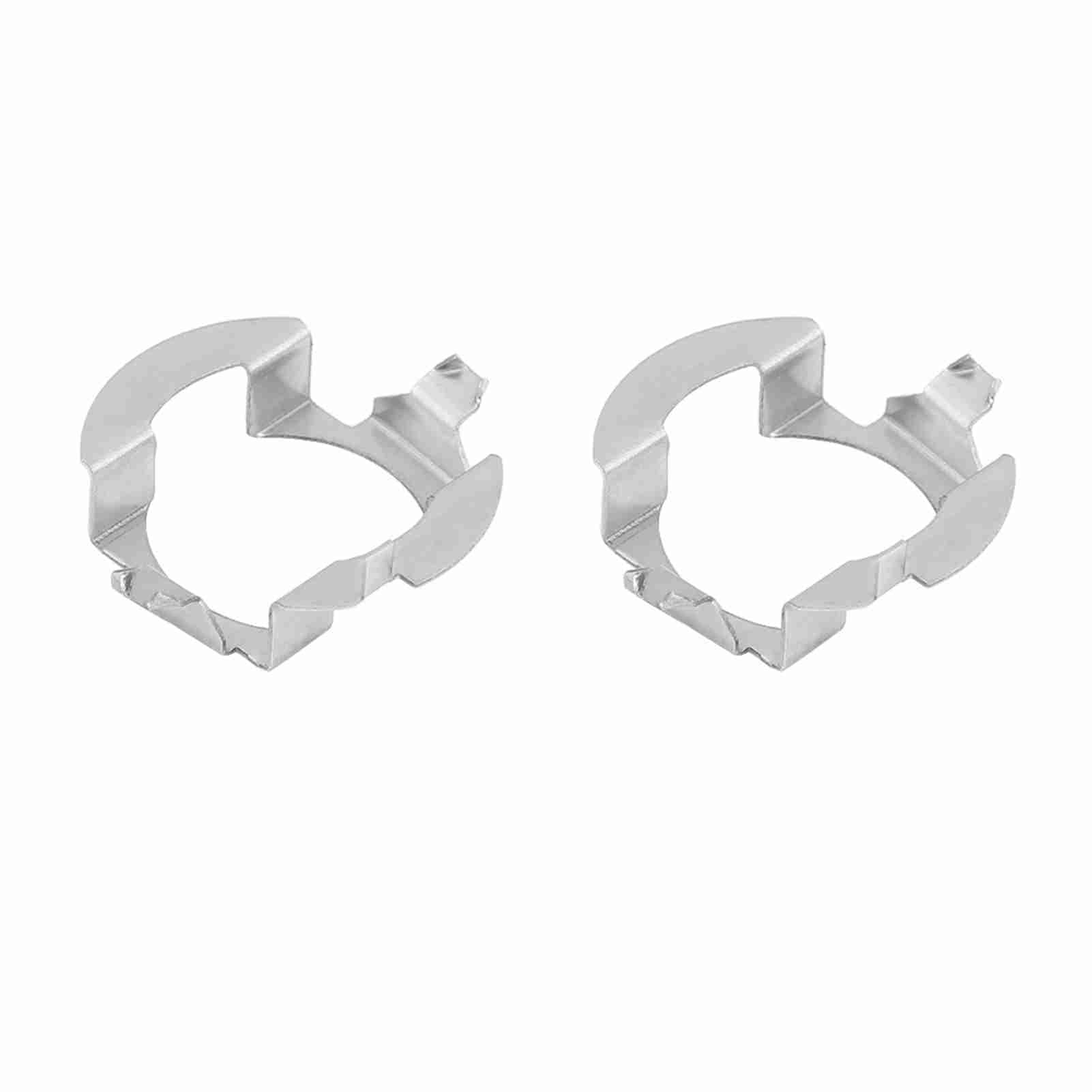 Yosoo Health Gear H7 LED Headlight Bulb Adapter Holder, 1 Pair Car H7 LED Headlight Adapter, H7 LED Headlight Retaining Clip, H7 LED Bulbs Retainer Clip Headlamp Base Bracket Mounting Clips