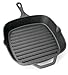 Backcountry Iron 10.5 Inch Square Grill Pan Medium Pre-Seasoned Cast Iron