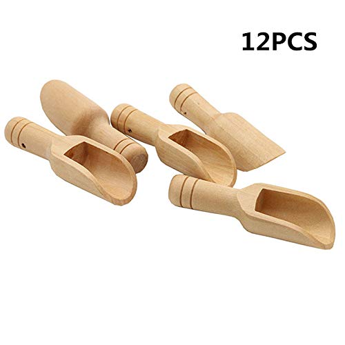 Wood Scoop 3.1 Inch, Unfinished Wooden Scoops for Candy, Spices, Dry Fruit, Nuts, Bath salts, Laundr Wood Scoop 3.1 Inch, Unfinished Wooden Scoops for Candy, Spices, Dry Fruit, Nuts, Bath salts, Laundr