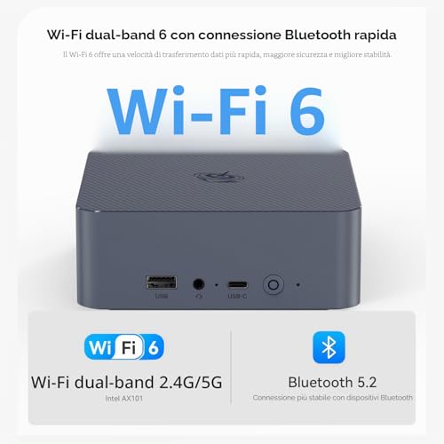Beelink EQi13 Mini PC Windows 11 Pro, Intel Core i5 13500H (12C/16T, up to 4.7GHz), 16GB DDR4 500GB M.2 PCIe4.0 SSD Mini Computer, 4K Dual Display/HDMI/Type-C/WiFi 6/BT5.2/Dual Gigabit LAN