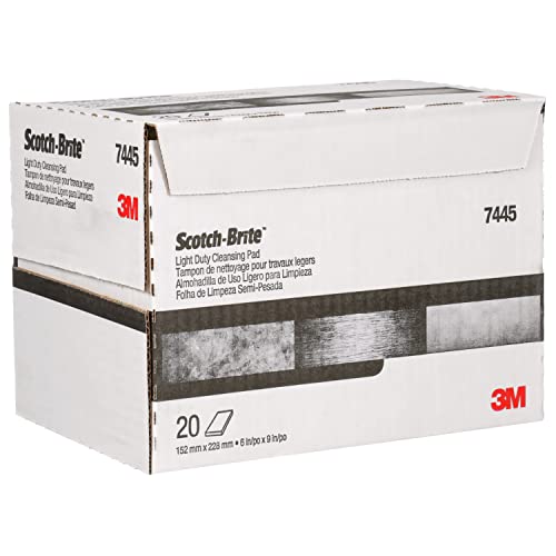 ScotchBrite Light Cleansing Hand Pad 7445 Mild Abrasive Hand Sanding