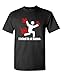I TRIED IT AT HOME science project funny - Mens Cotton T-Shirt
