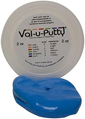 10-3904 Exercise Putty, 2 oz. Capacity, Heavy, Blueberry