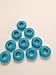 10 Teal Silicone Grommet 5/16