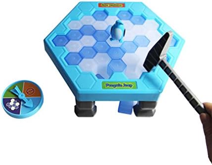 OrliverHL Save Penguin Ice Breaking Game Family Puzzle Table Knock Activate Game Toy Paternity Interactive Game