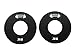 Micro Gainz Olympic Fractional Weight Plate Set of .25lb, .50lb, .75lb, 1lb Plates - 8 Plate Set - Designed for Olympic Barbells, Used for Strength Training and Micro Loading