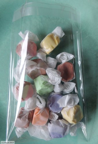 100 Clear Lip and Tape Self Sealing Cello Bags 6"x 8" 1.2 Mil