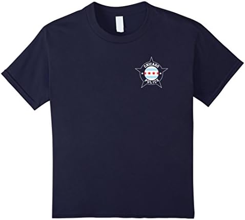 Kids Chicago Police T Shirt - CPD 4 Navy
