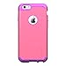 LUVVITT [Ultra Armor] Shock Absorbing Case Best Heavy Duty Dual Layer Tough Cover for Apple Phone 6 / Phone 6s (4.7) Purple/Pink