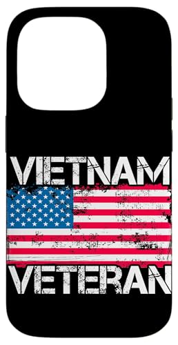 Vietnam Veteran - Vintage US Flag - Military Vet Case for iPhone 14 Pro