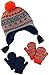 Simple Joys by Carter's Baby Boys' Toddler Hat and Mitten Set, Fairaisle, 2T-5T
