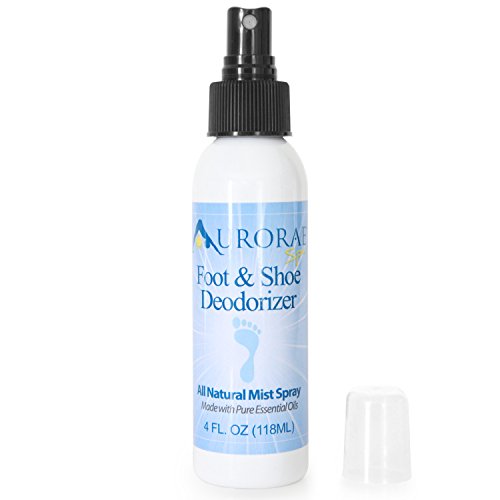 Aurorae All-Natural Deodorizing Shoe & Foot Spray Made with Essential Oils