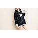 Ocesky BTS Hoodie Bangtan Spring Hooded Sweatshirt Hip Hop Patchwork Hoodies With Pocket (Black, L)