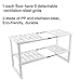 Ferty 2 Tier Multifunctional Storage Rack, Expandable Under Sink Organizer Adjustable and Steel Pipes for Kitchen, Bathroom, Cabinet and Garden [ US Stock ]