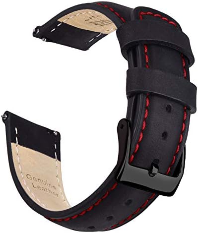 Ritche Quick Release Leather Watch Band 18mm 19mm 20mm 21mm 22mm