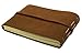 Rustic Genuine Leather Photo Album with Gift Box - Scrapbook Style Pages - Holds 60 4x6 or 5x7 Photos Brown
