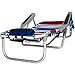 Tommy Bahama 2 Backpack Beach Chairs with Cup Holders (Multicolor Stripes + Multicolor Stripes) + 1 Medium Tote Bag