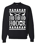Ho Ho Ho HODOR Ugly Christmas Sweater Unisex Sweatshirts