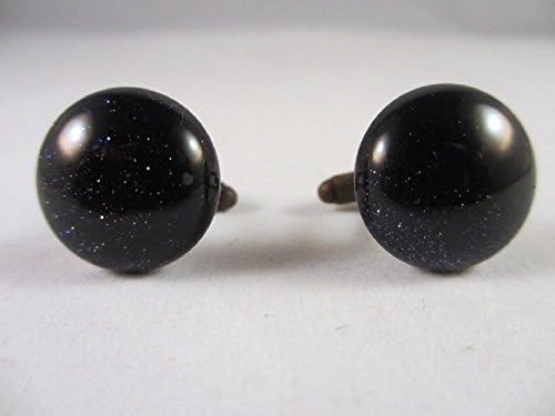 Blue Goldstone Cuffinks