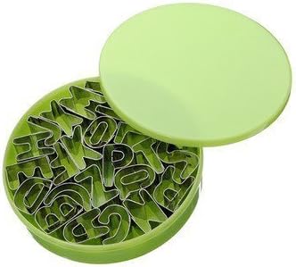 Af Kitchen : 26pcs/set Letters Alphabet Shape Mould Fondant Cookie Biscuit Cake Mold Cutter Box by Af Kitchen