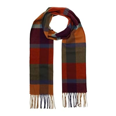 Accessories First Colorblock Scarf - Fashionable Womens Acrylic Woven Scarf with Twisted Fringes Accessories First Colorblock Scarf - Fashionable Womens Acrylic Woven Scarf with Twisted Fringes