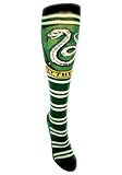 Harry Potter Slytherine Juniors Knee High Socks (Slytherine Green)  (size:9-11 shoe size:5-10 Ages 14+)
