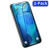 AINOPE [2-Pack]Screen Protector Compatible for iPhone X Max (6.5") [Full Coverage] Tempered Glass for Apple iPhone Xs Max 9H Hardness/Bubble-free/ Anti-Fingerprint