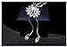 Zealmer Women Long Rhinestone Snowflake Pendant Necklace Silver