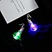 Hot Sale! Wensltd 1Pair Women Light Up Earring LED Blinking Bulb Ear Hook Dangle Jewelry (A)