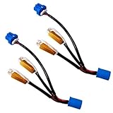 Kensun HID Conversion Kit Anti-Flicker Decoder Error Free 50W Load Resistor Adaptors - 9007 - 1 pair