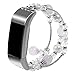 IMYMAX For Fitbit Charge 2 Bands Bracelets for women sport Handmade Bracelet wristband for Fitbit Charge 2 Smart Watch(White)