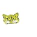 Fun Central AT821 Leopard Print Neon Cat Masks - Assorted 12ct
