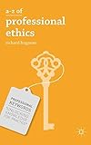 Cover of A-Z of Professional Ethics: Essential Ideas for the Caring Professions (Professional Keywords)