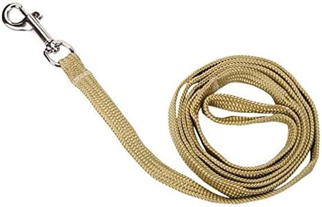 USA-Made Nylon Snap Lead, 48", Brown