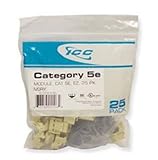 IC107E5CIV - 25PK Cat5 Jack - Ivory