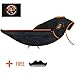 TAME'S PREMIUM MULTIPURPOSE BEARD APRON - Versatile Beard Catcher - Quality Nylon Beard Cape - The Perfect Hair Trimming Accessory For Easy Clean Up - Black Shaving Bib - New For 2019