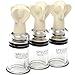 SPEQUIX Twist Suction Cupping Professional Massage Cupping Vacuum Rotary Chinese Therapy Cups for Weight Loss Anti-Cellulite(3 Cups)