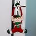 WEWILL Adorable Christmas Elves Set of 2 Boy and Girl Christmas Door Hanging Ornaments Home Decor Plush Characters 16-Inch