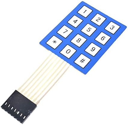 Amazon Com Stayhome 3x4 Matrix Array Membrane Switch Keypad 12 Key 4x3 4x3 Keyboard 3x4 Keys Display Switch Control Panel For Diy Home Audio Theater