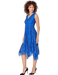 Taylor vestidos vestido de encaje sin mangas con dobladillo