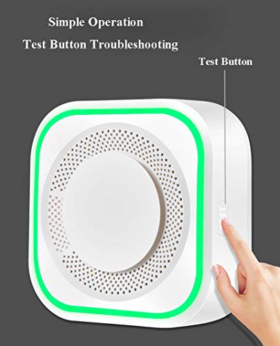 Natural Digital Gas Detector, Gas Leak Detection, Home Gas Alarm, Plug-in Digital Alarmer, High Sensitivity LPG LNG Coal Natural Gas Leak Detection, Alarm Monitor Sensor for Home Kitchen