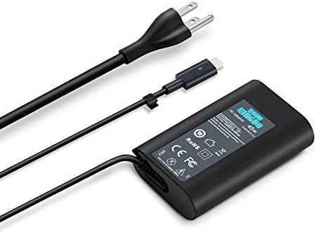 45W Type-c Charger Power Supply for Dell XPS 12 9250 Dell Latitude 11-5175, 11-5179,12-7275,13-7370, Venue 8 PRO 5855 Venue 10 PRO 5056 Dell CM645 0HDCY5 HDCY5 by KSW KINGDO