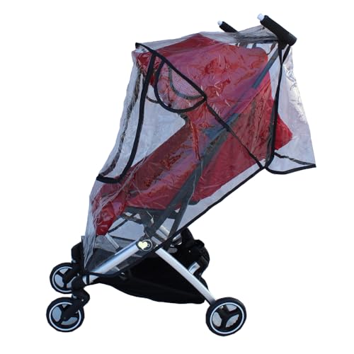 View 1 of Feliliber Stroller Rain Cover Compatible with gb Pockit+ All City and Cybex Libelle Stroller, Stroller Accessory Wind Cover, Transparent EVA Material, Easy to Store