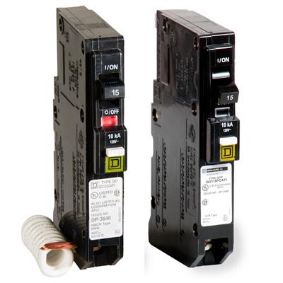 Square D by Schneider Electric QO115CAFIC QO 15-Amp Single-Pole CAFCI
