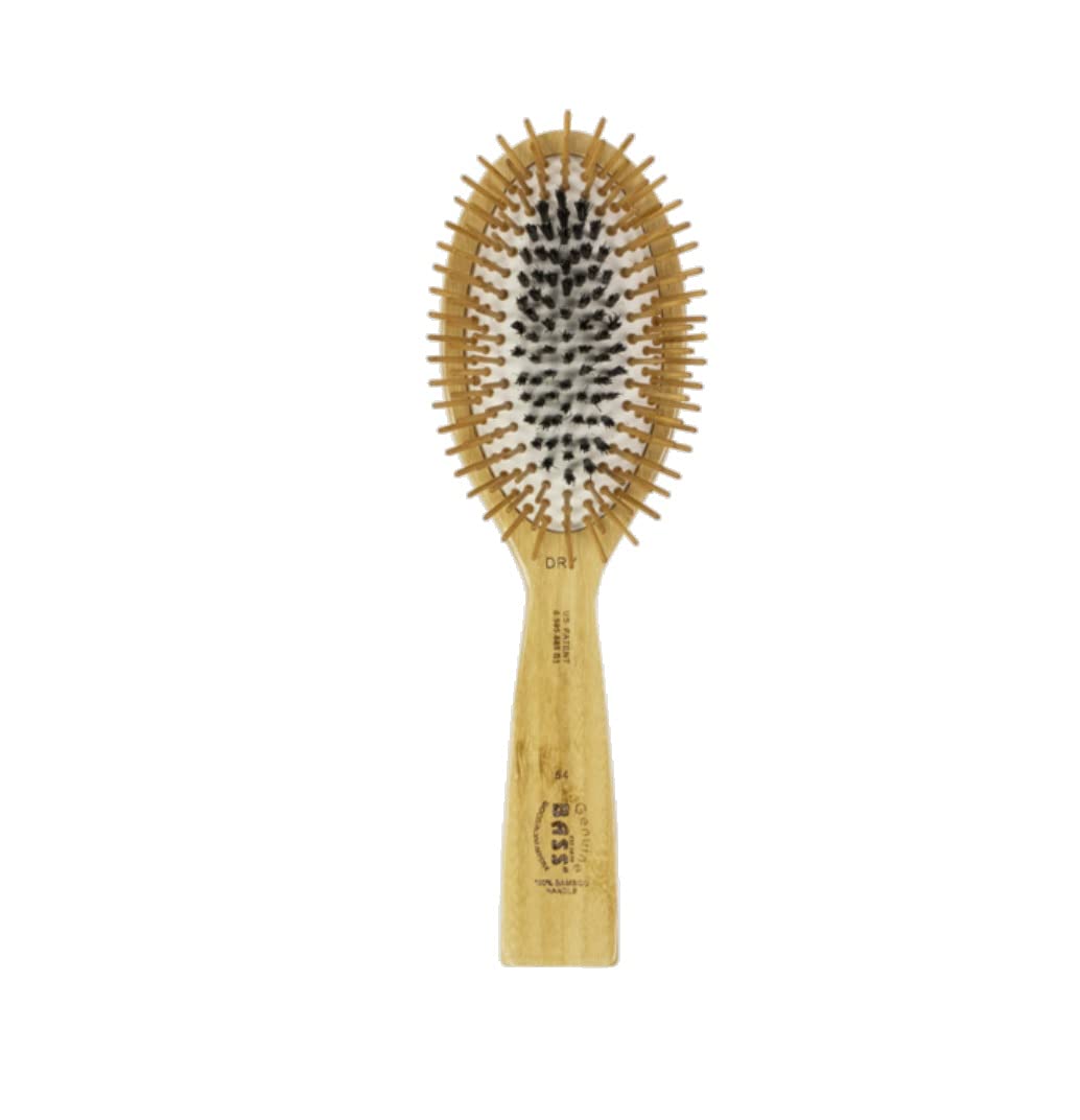 Bash Brushes Fusion Brush - world first freestanding hair brush. Bamboo pins with bristle core for superior conditioning and shine. Anatomically designed for comfort