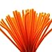 Caryko Super Fuzzy Chenille Stems Pipe Cleaners, Pack of 100 (Orange)