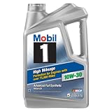 Mobil 1 (120770) High Mileage 10W-30 Motor Oil - 5 Quart